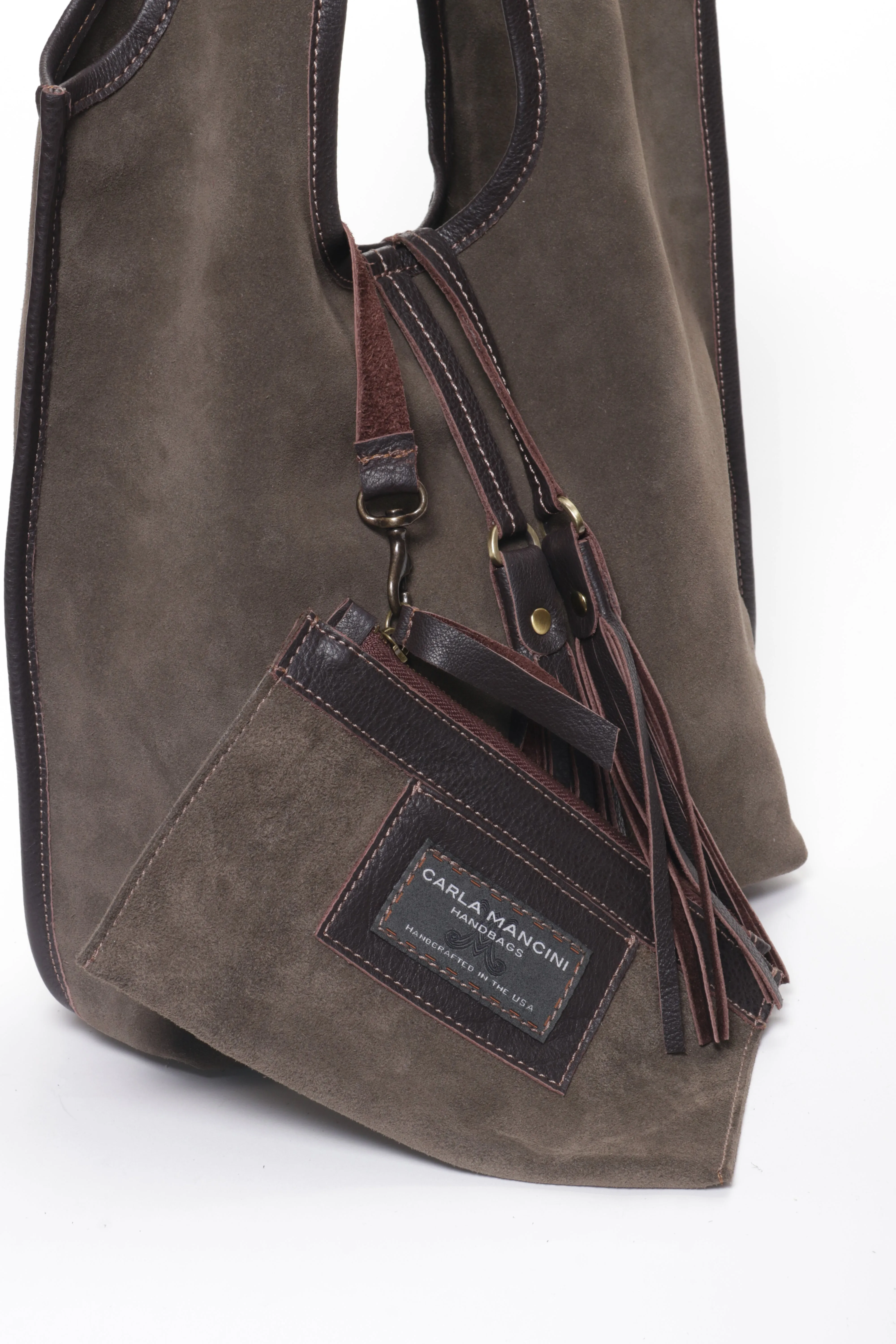 MONICA Olive Suede