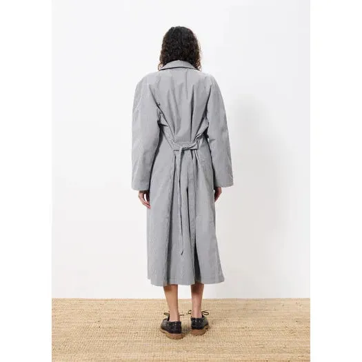 Nelcy Pinstripe Trench