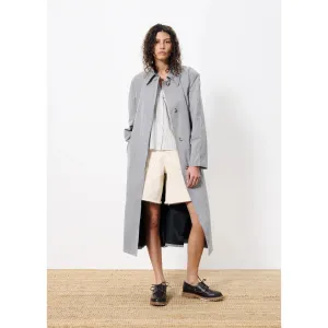 Nelcy Pinstripe Trench