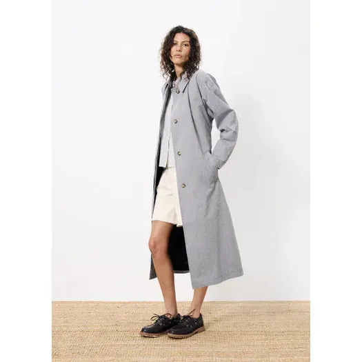 Nelcy Pinstripe Trench