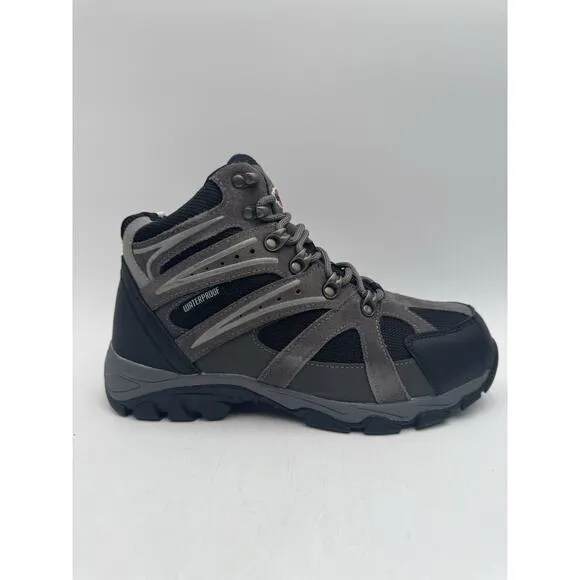 NEW Iron Age SURVEYOR Men's Hiking Boot Grey/Black US Size 7.5 Medium NIB