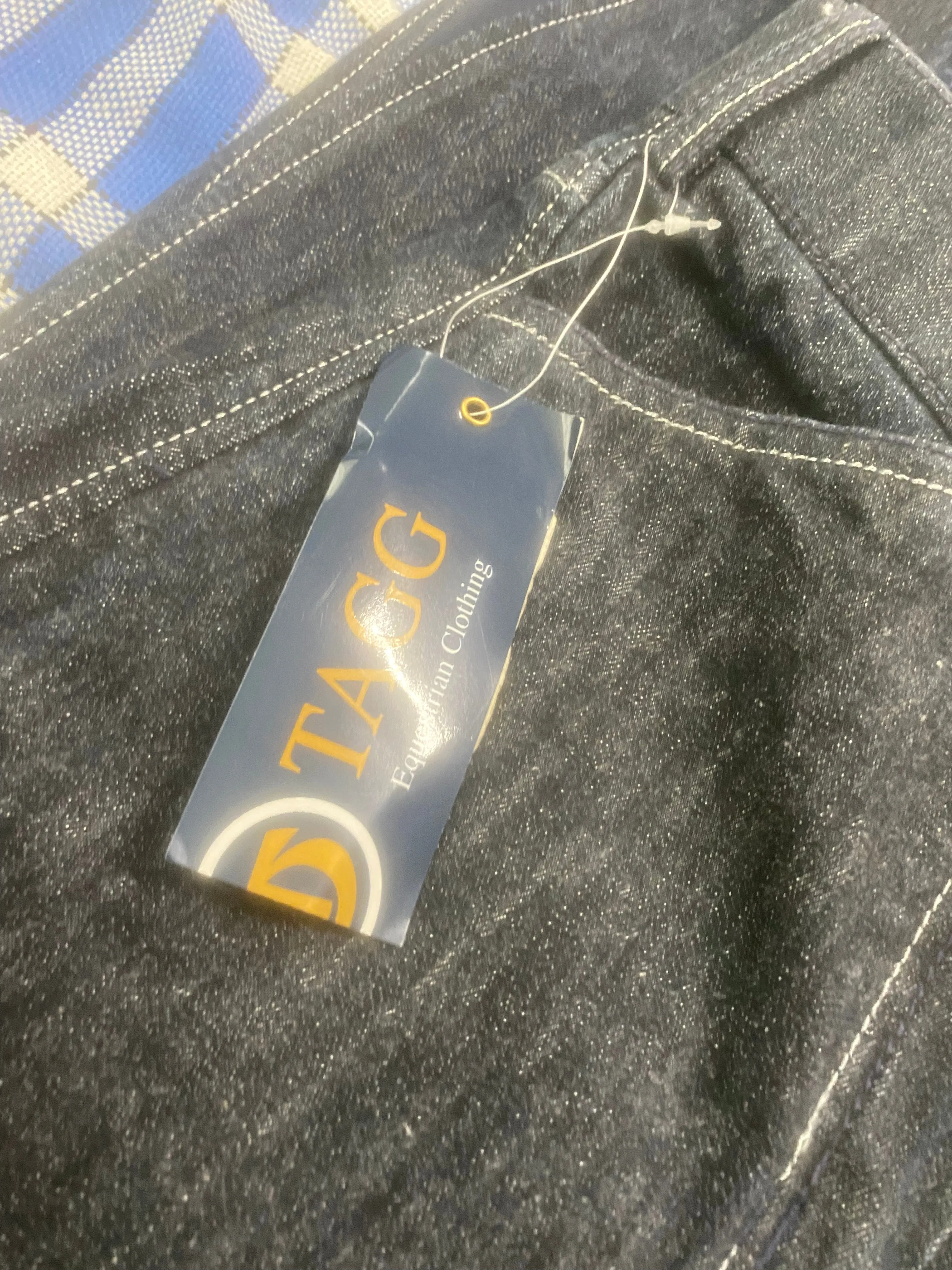 New tagg ladies size 8 denim breeches FREE POSTAGE🟢