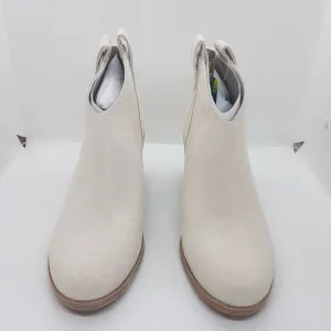 New Toms Constance Suede Off White Bootie Sz 6