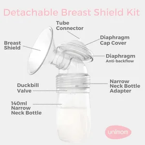 NEW Unimom Detachable Breast Shield Kit