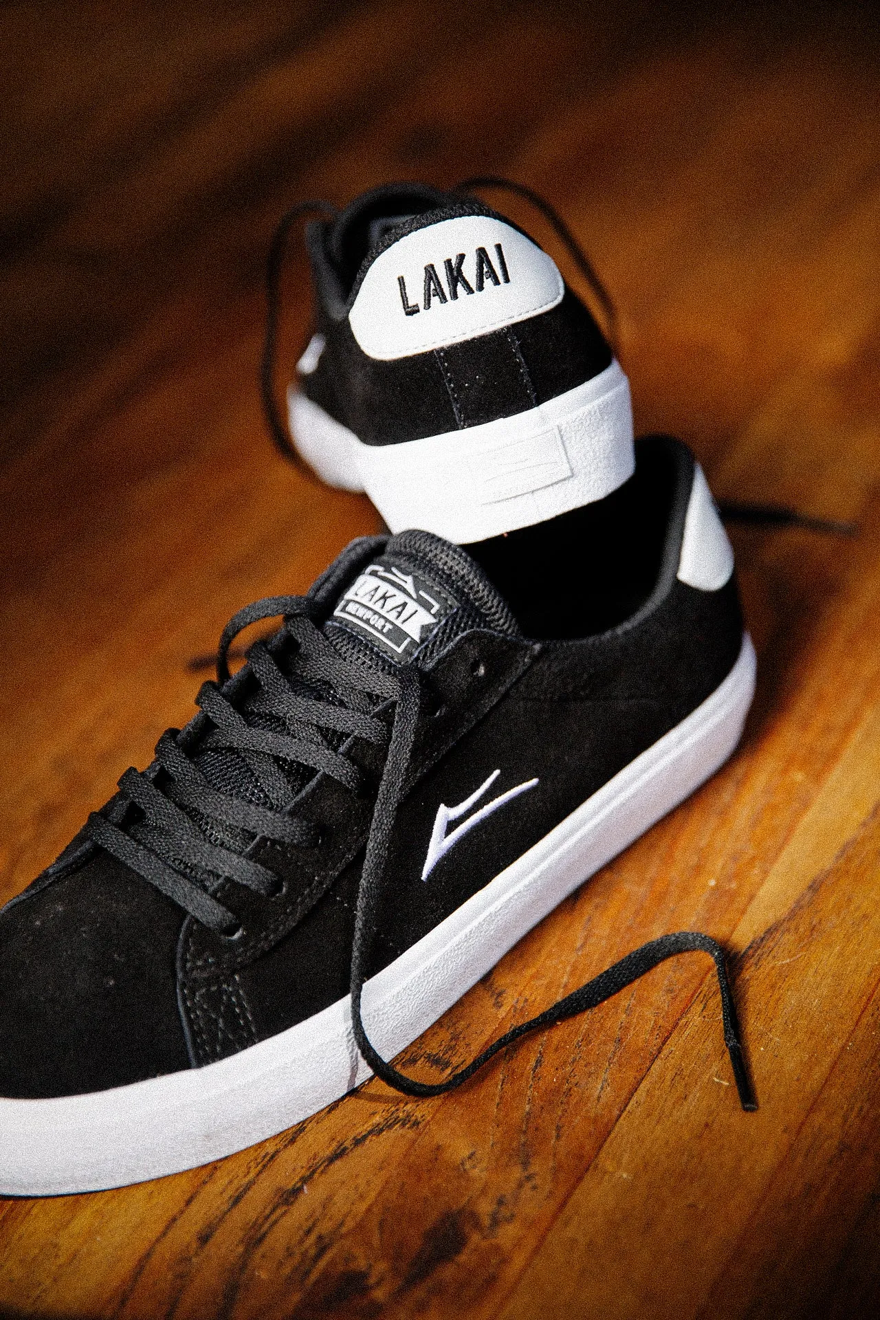 Newport - Black Suede