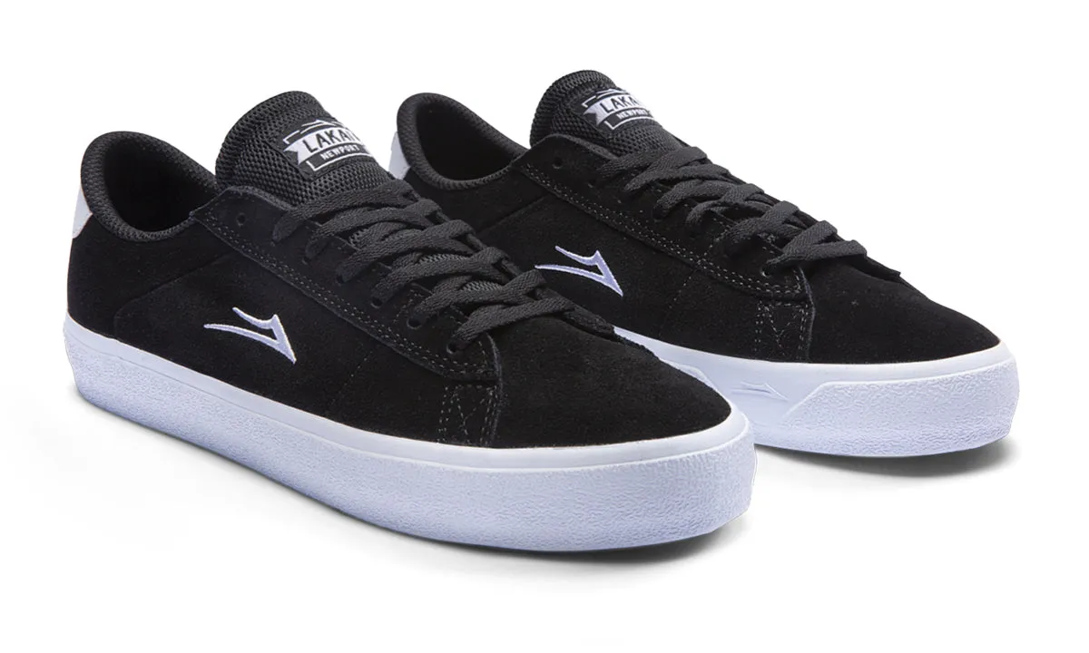 Newport - Black Suede