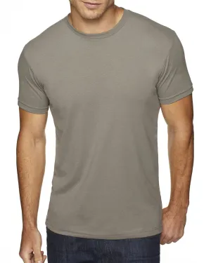 Next Level Mens Sueded T-Shirt | Warm Gray