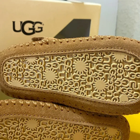NIB UGG Pure Caden Suede Bootie Made From Real Lamb Fur