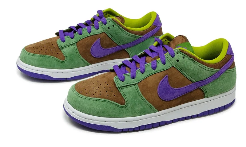 Nike Dunk Low Veneer 2020 Green Purple (DA1469-200) Men's Size 8-12 Shoes