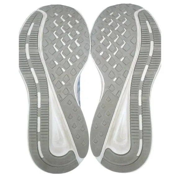 Nike RUN SWIFT v 2.0 White Blue Athletic Running Shoes Sneakers Men's Size 10.5