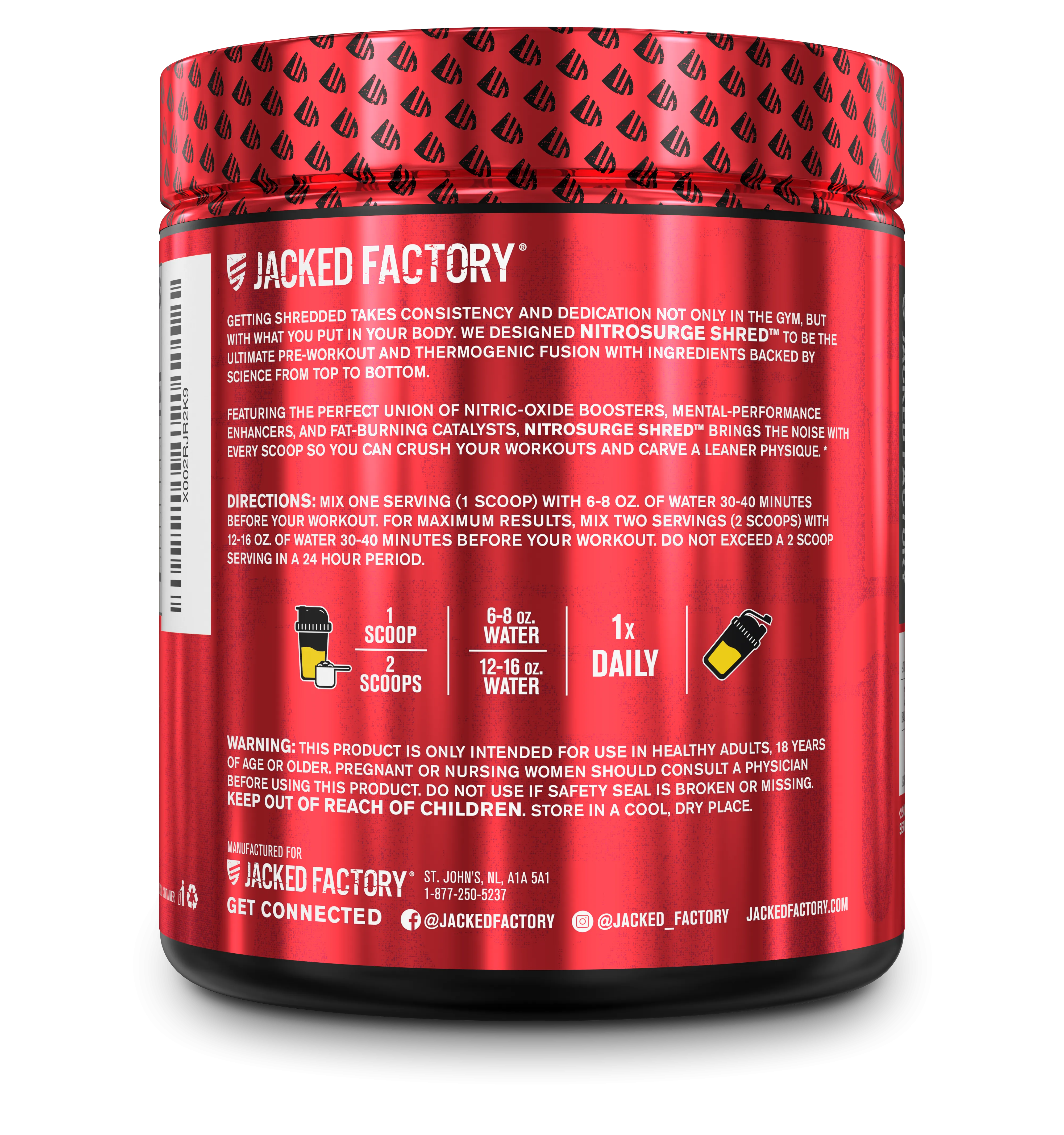 Nitrosurge Shred Pre-Workout Fat Burner