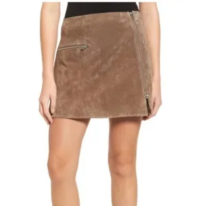 NWT BLANK NYC faux suede mini skirt