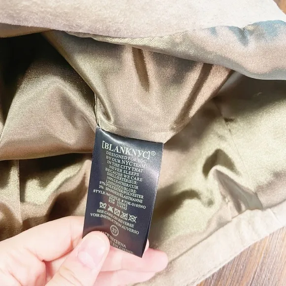 NWT BLANK NYC faux suede mini skirt