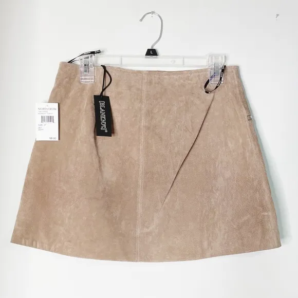 NWT BLANK NYC faux suede mini skirt