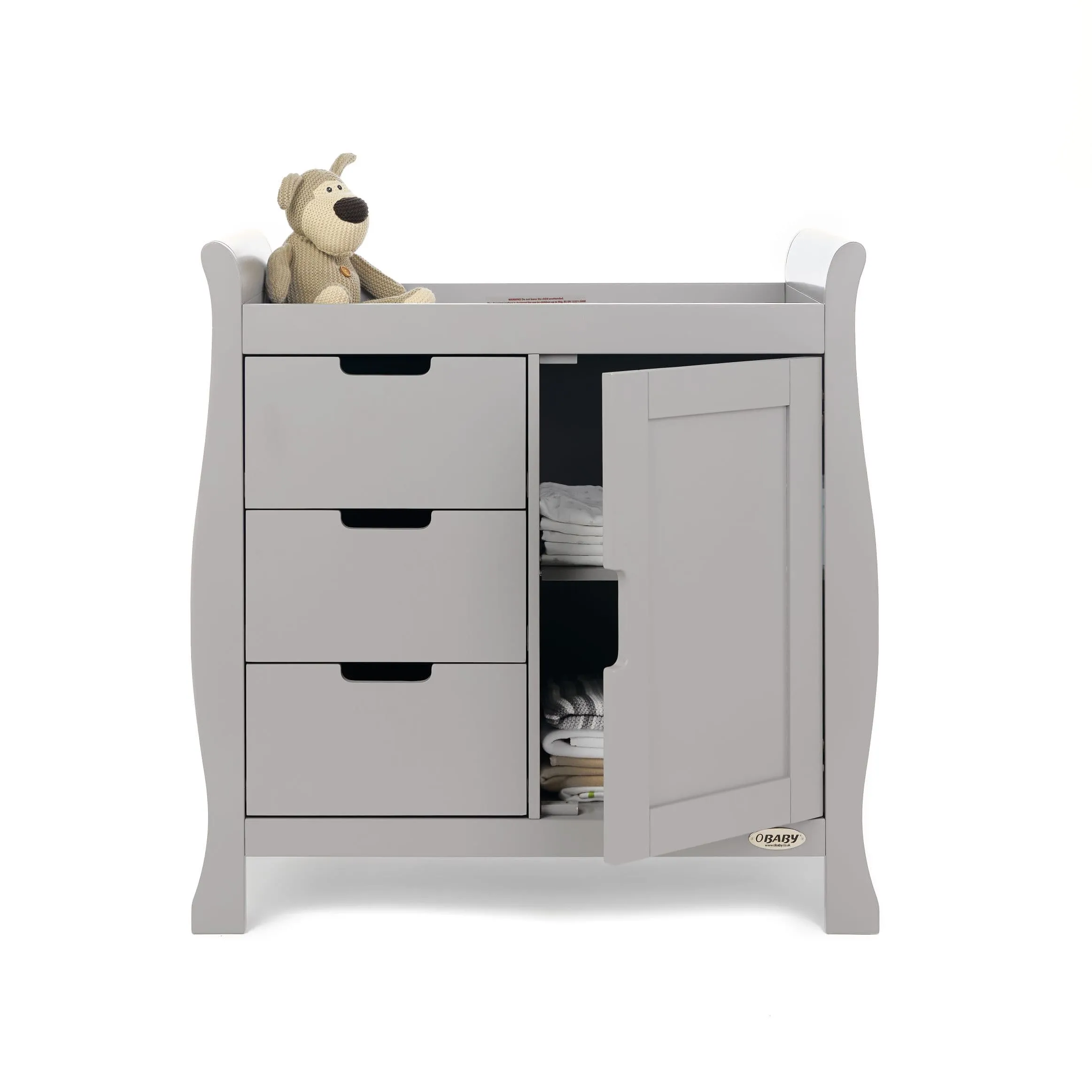 Obaby Stamford Luxe 4 Piece Room Set Warm Grey