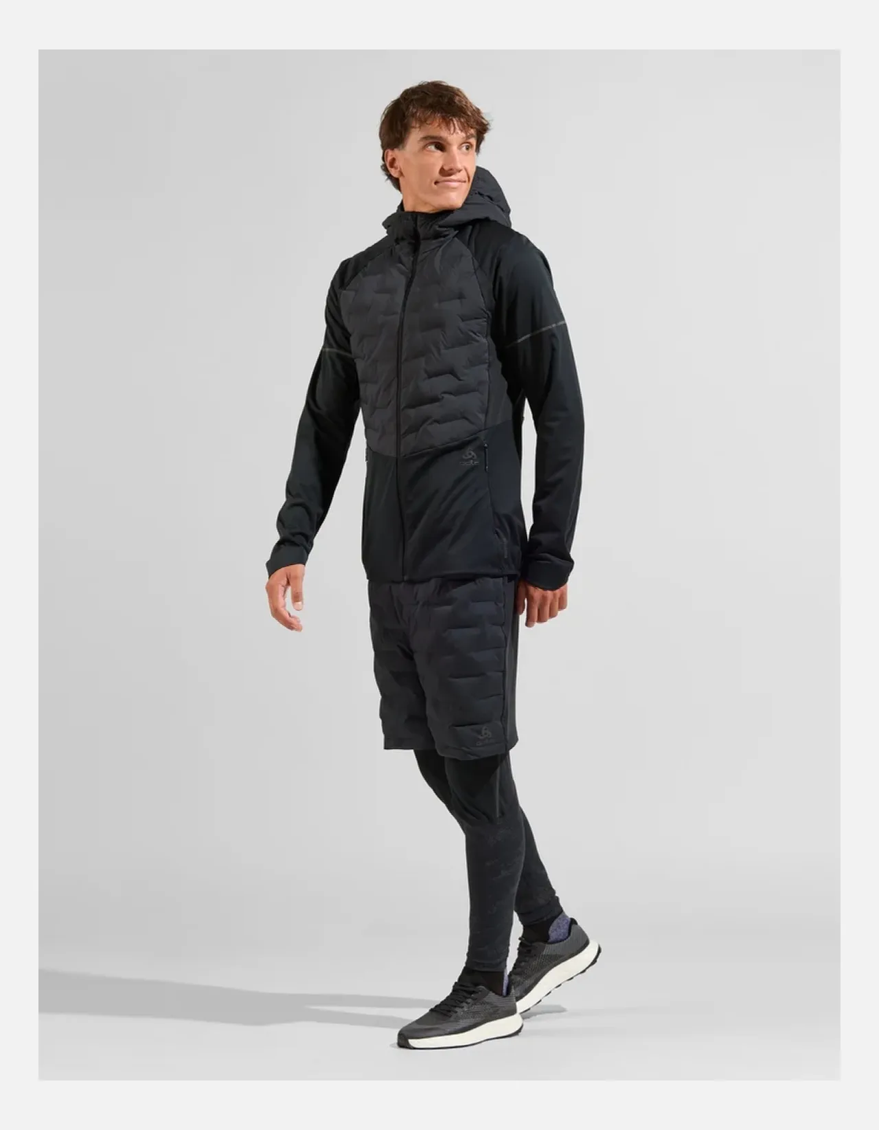 Odlo M Zeroweight Insulator Running Jacket, Black