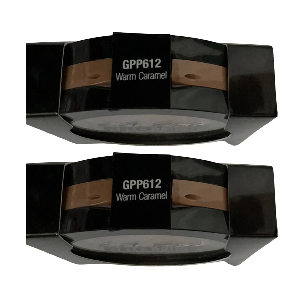 Pack of 2 L.A. Girl PRO Face High Definition Matte Pressed Powder, Warm Caramel GPP612
