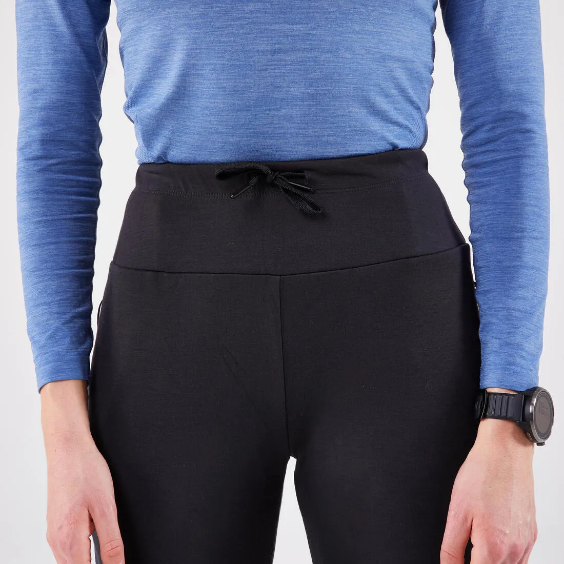 Pantalon chaud de running Femme- KIPRUN Run 500 Warm Noir