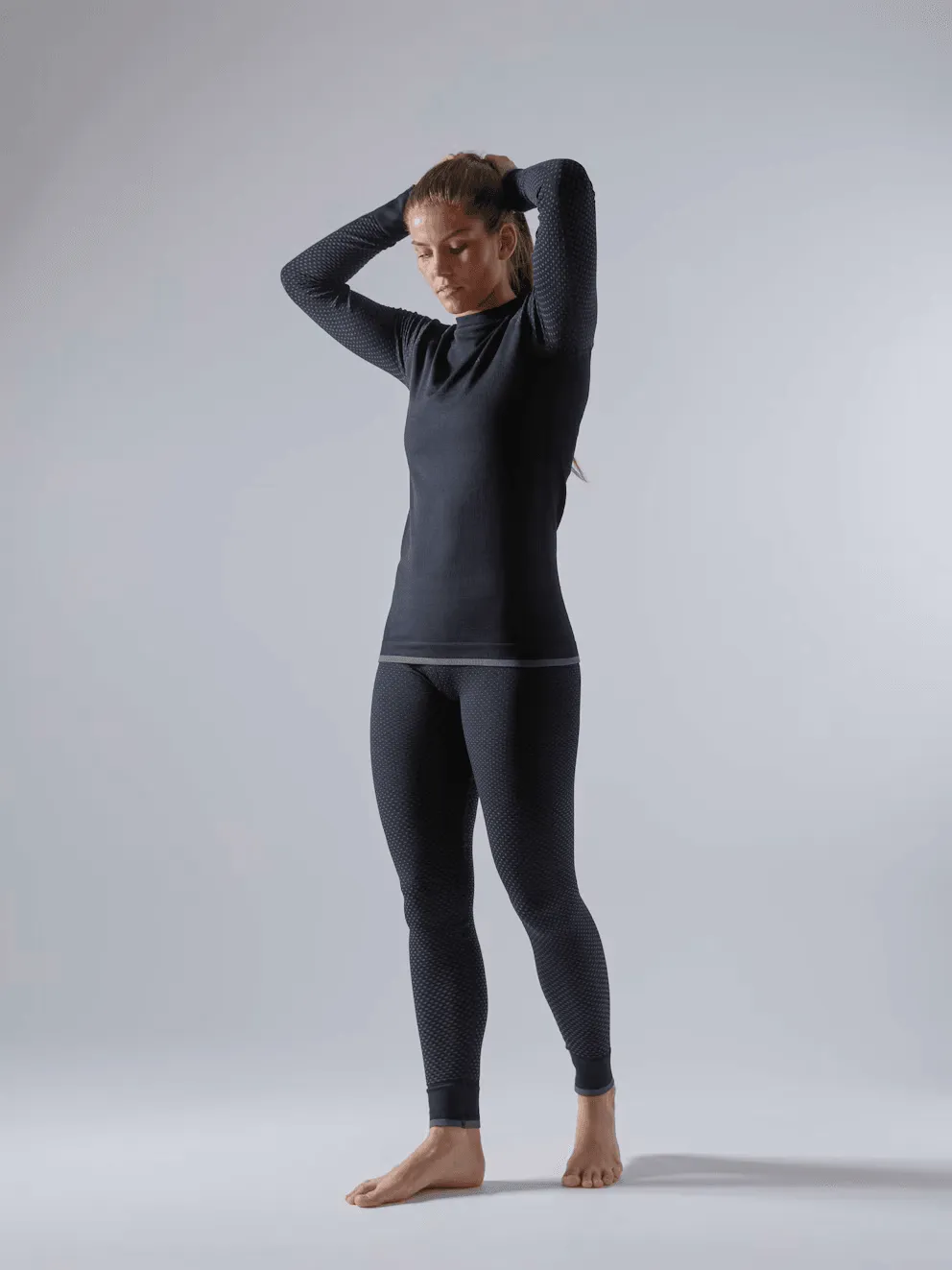PANTALONI TERMICI CRAFT DONNA ADV WARM FUSEKNIT INTENSITY NERI