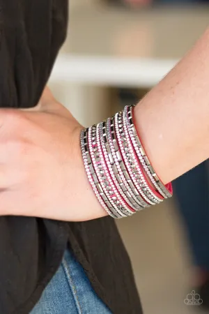 Paparazzi Wham Bam Glam Bracelet Pink