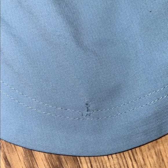 Patagonia light blue skort
