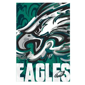 Philadelphia Eagles, Suede GDN, Justin Patten Logo,14s3823jpal