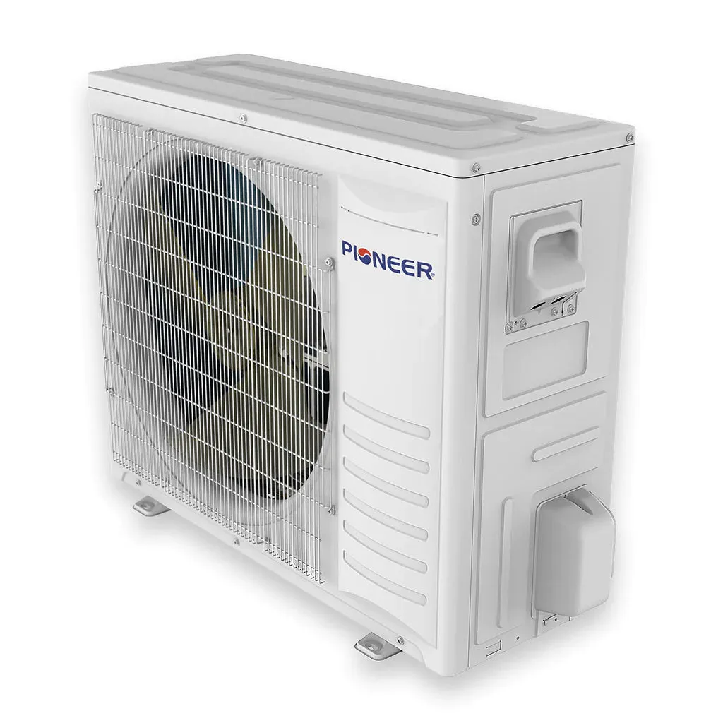 Pioneer® Hyperformance™ 24,000 BTU 21 SEER2 Ductless Mini Split Inverter   Wi-Fi Enabled Air Conditioner Hyper Heat Pump Full Set 230V