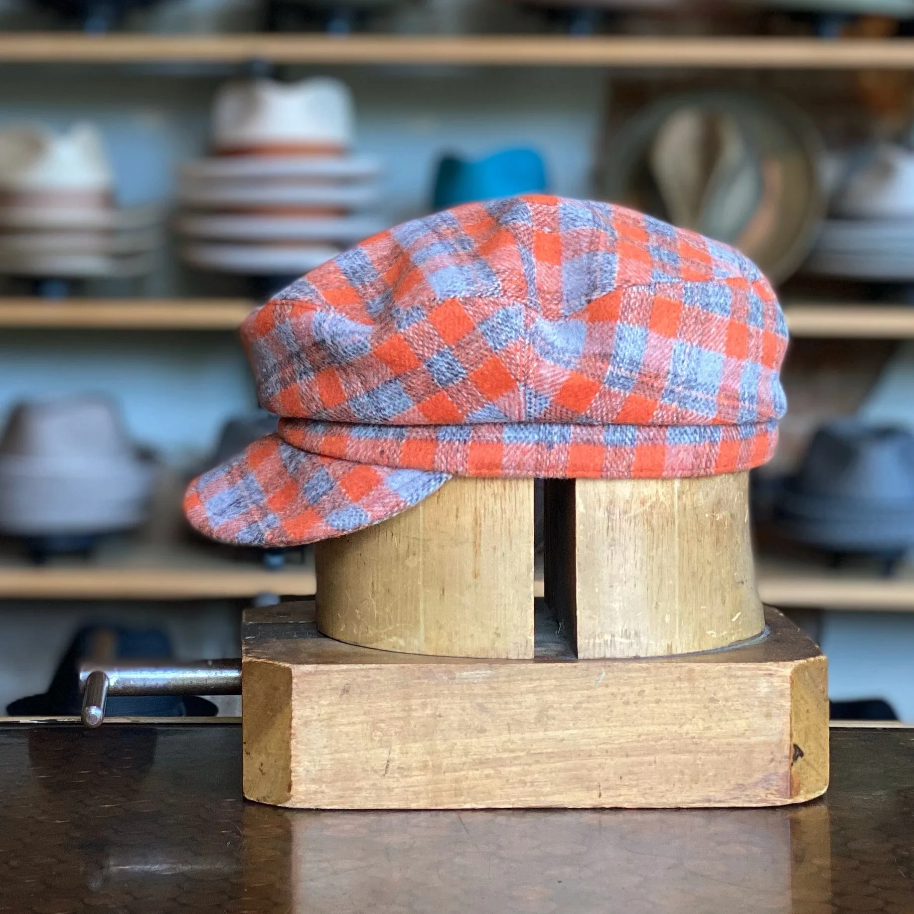 Plaid Fisherman Cap