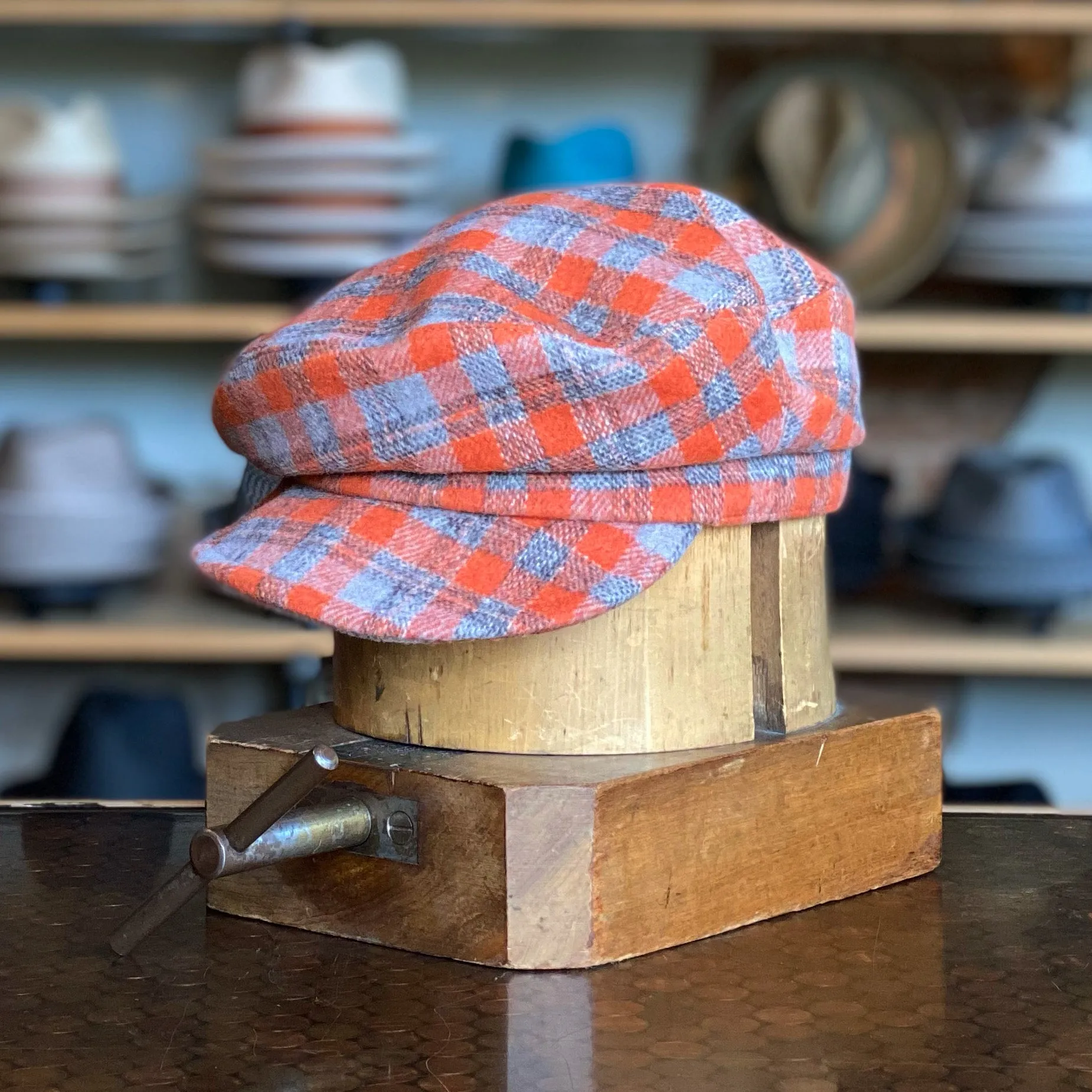 Plaid Fisherman Cap
