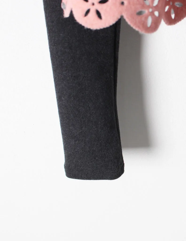 Punched Tutu Leggings Pink