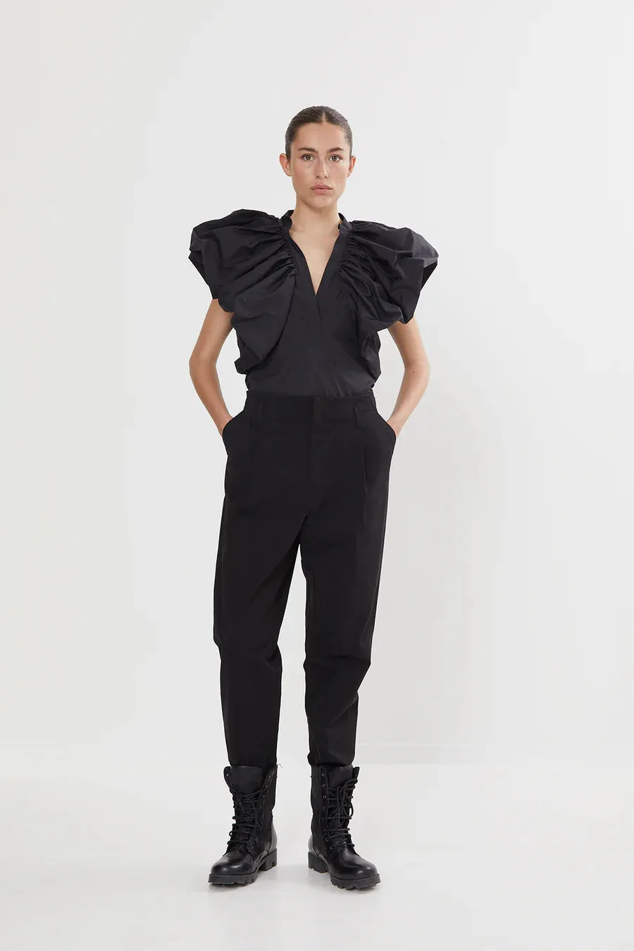 Rabens Saloner Briane Top - Black