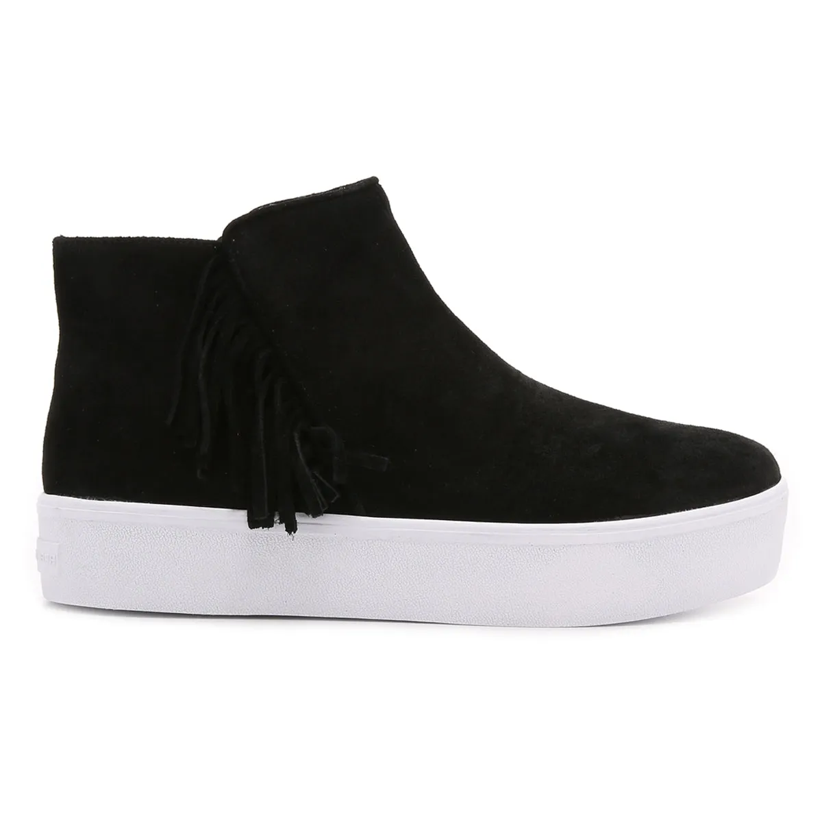REBECCA MINKOFF Women's Stella Suede Fringe Sneakers $225 NIB