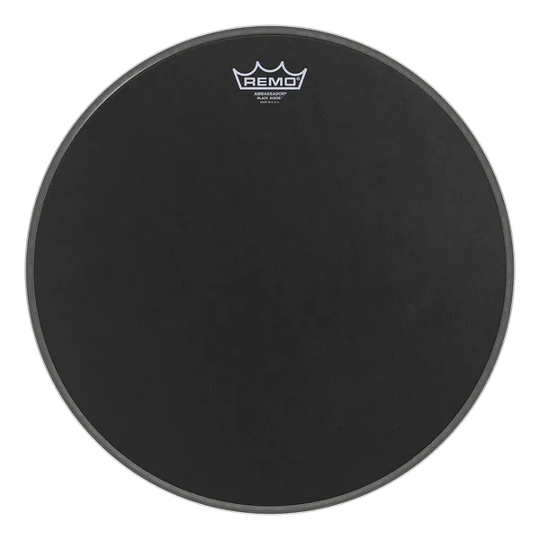 Remo 13" Ambassador Suede Black
