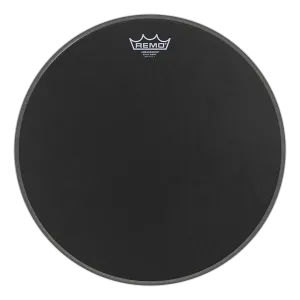Remo 13" Ambassador Suede Black