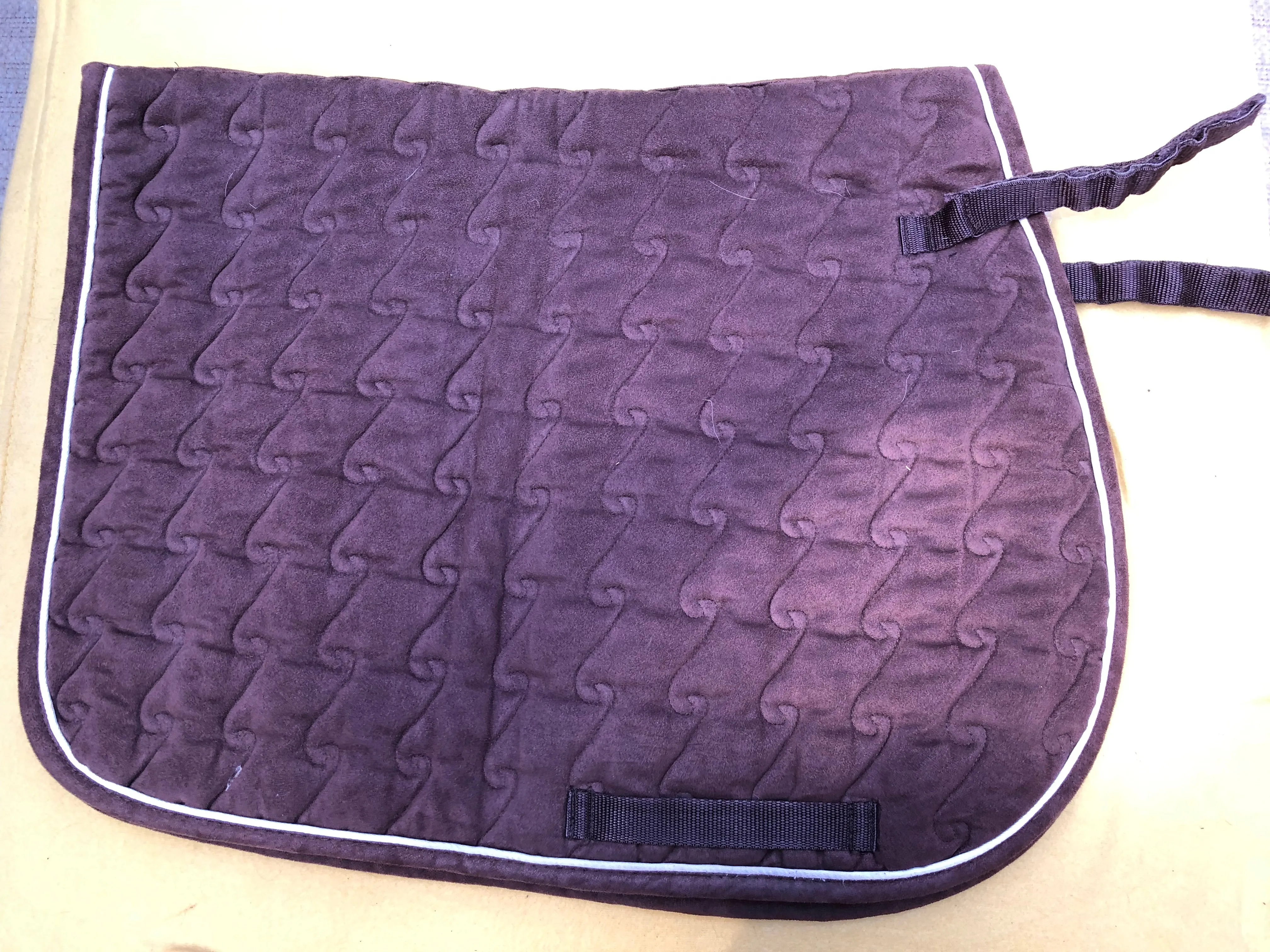 Requisite saddle cloth brown pony/cob FREE POSTAGE