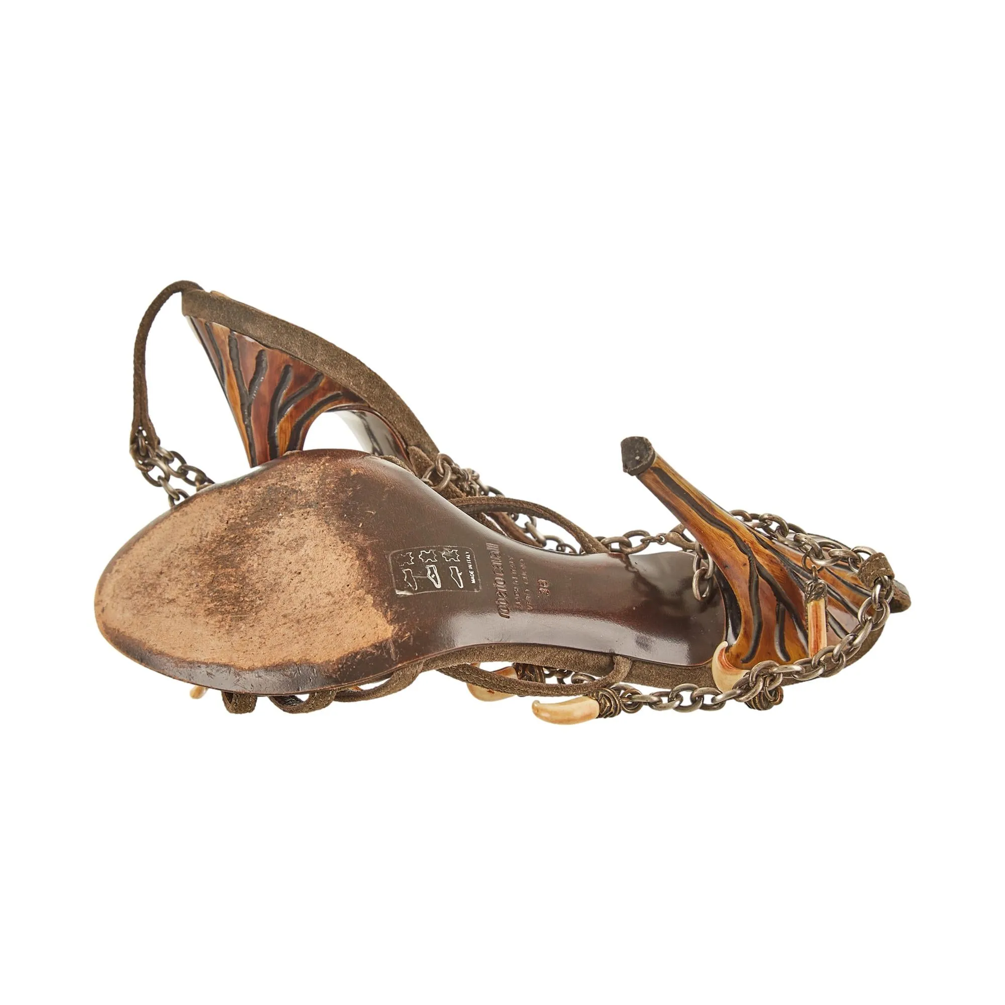 Roberto Cavalli Chain Tusks Heels