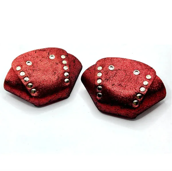 Roller Stuff Glitter Suede Roller Skate Toe Caps - Assorted Colors -