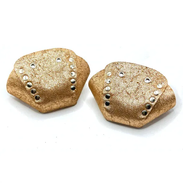 Roller Stuff Glitter Suede Roller Skate Toe Caps - Assorted Colors -