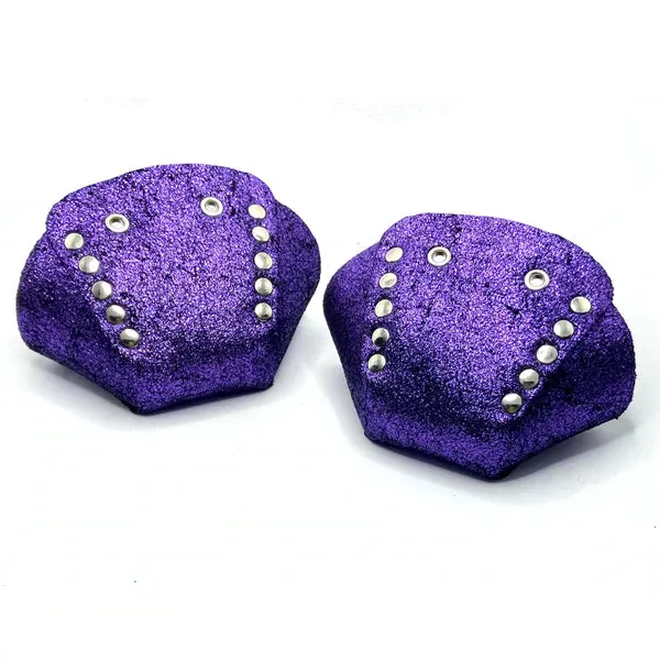 Roller Stuff Glitter Suede Roller Skate Toe Caps - Assorted Colors -