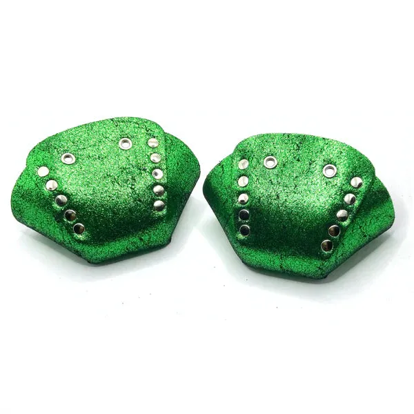 Roller Stuff Glitter Suede Roller Skate Toe Caps - Assorted Colors -