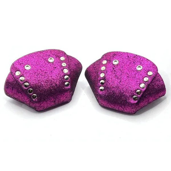 Roller Stuff Glitter Suede Roller Skate Toe Caps - Assorted Colors -