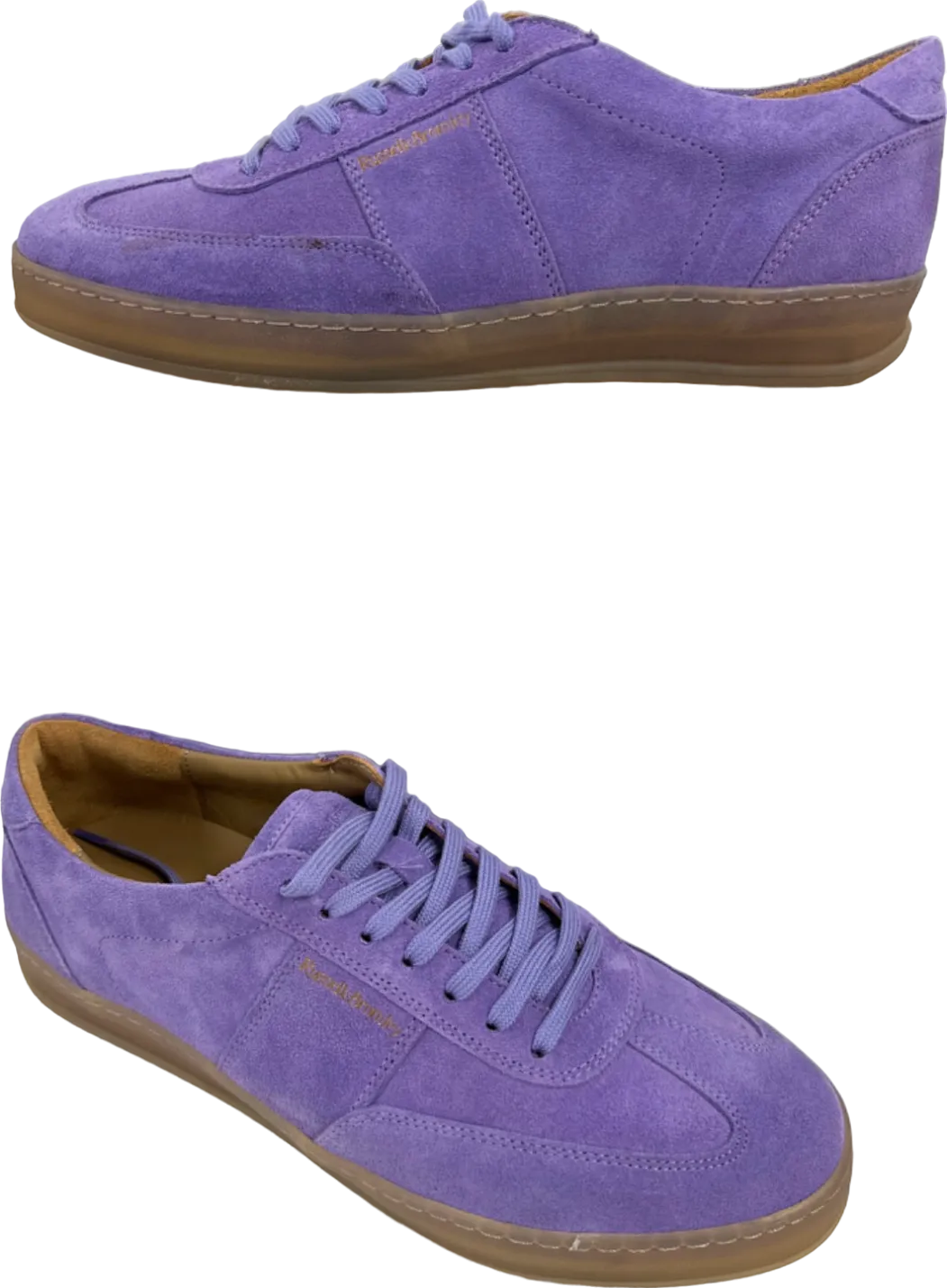 Russell & Bromley Lilac Bailey Suede Trainers EU 43
