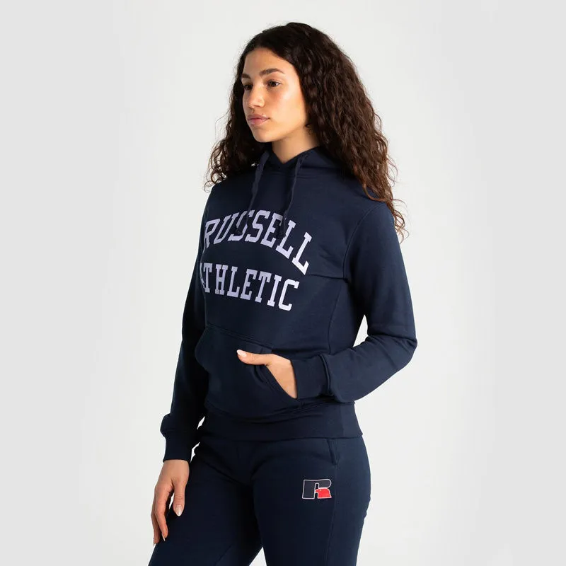 RUSSELL ATHLETIC WOMENS LOGO HOODIE