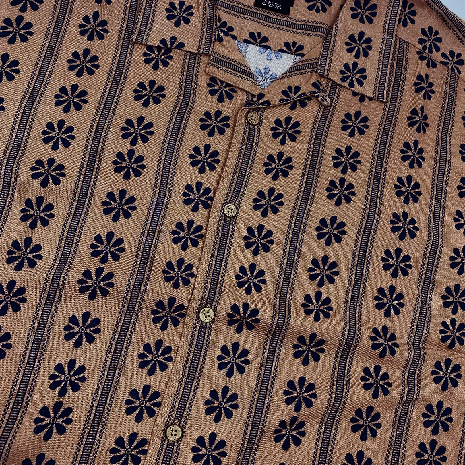 RVCA Daisied Shirt Warm Taupe