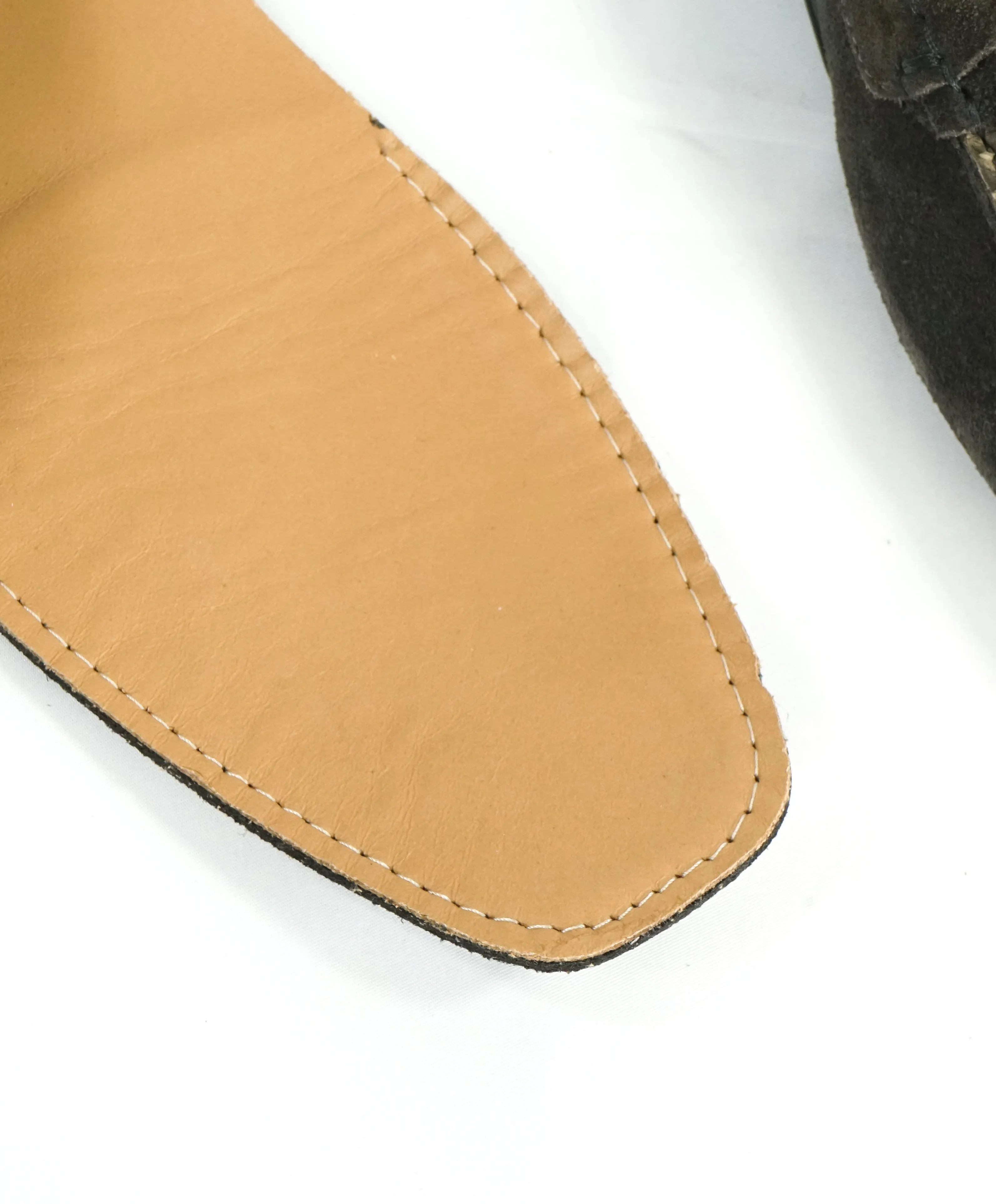SALVATORE FERRAGAMO - Python & Suede Side Gancio Bit Loafer - 10.5 D