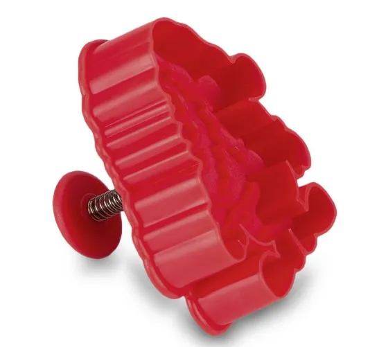Santa Cookie Cutter Stamper with Ejector 5.5cm