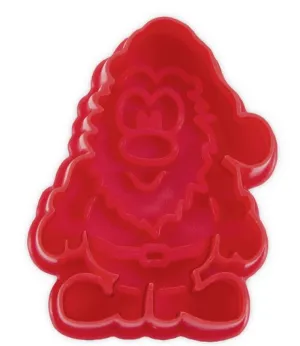 Santa Cookie Cutter Stamper with Ejector 5.5cm
