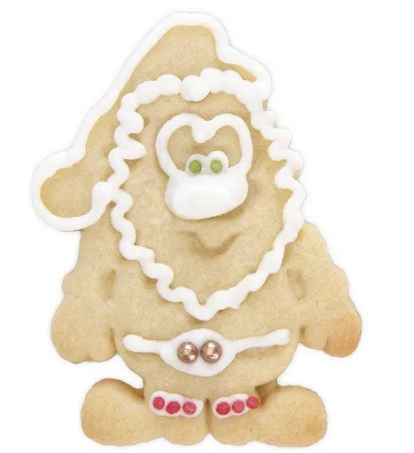 Santa Cookie Cutter Stamper with Ejector 5.5cm