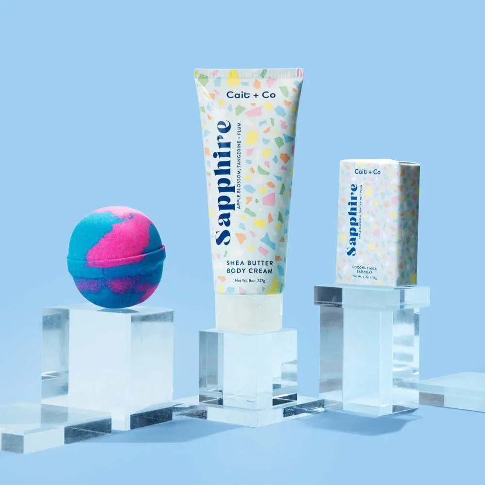 Sapphire Coconut Milk Bath Bomb