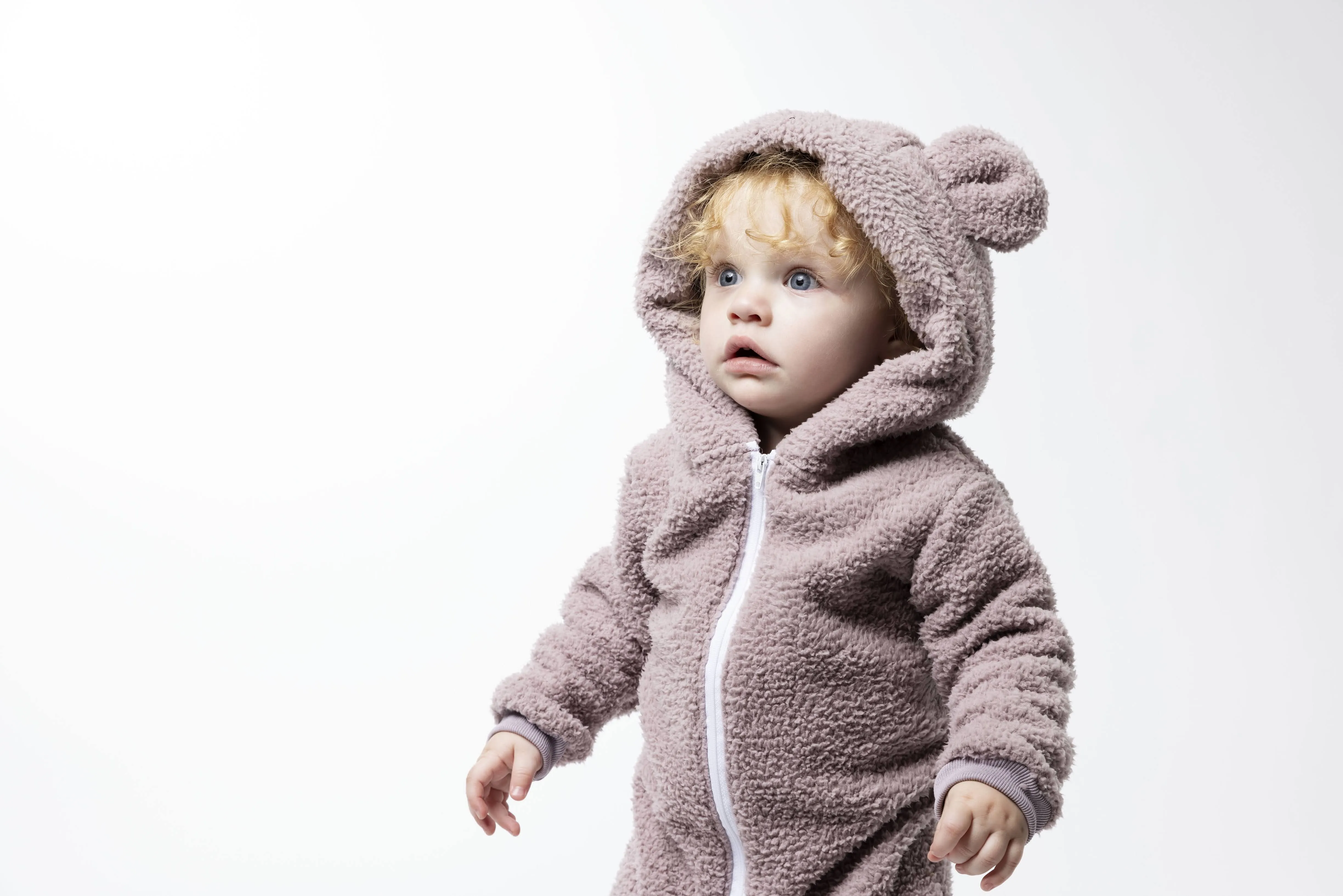 Sherpa Bear Romper - Various Colors